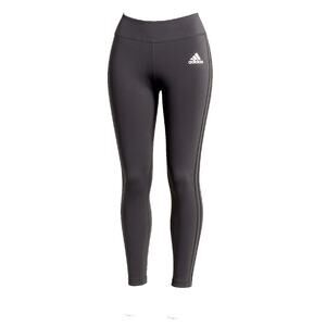 Adidas Women’s Climalite Black Athletic Leggings 3-Stripes Stretch Size Large